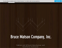 Tablet Screenshot of brucematsonco.com
